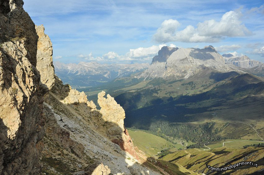 146 Forcella dei Denti di Terrarossa - Alpe di Siusi - Sasso Piatto.JPG